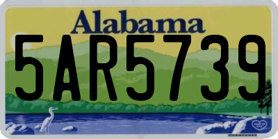 AL license plate 5AR5739