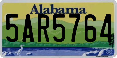 AL license plate 5AR5764