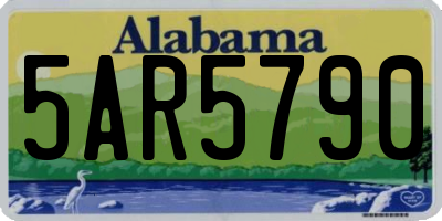 AL license plate 5AR5790