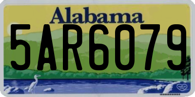 AL license plate 5AR6079