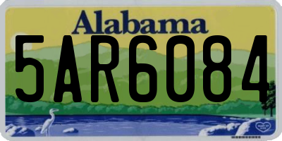 AL license plate 5AR6084