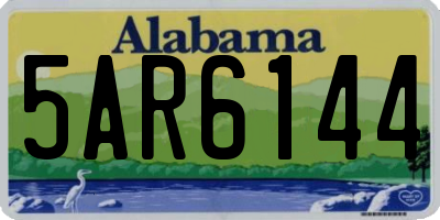 AL license plate 5AR6144