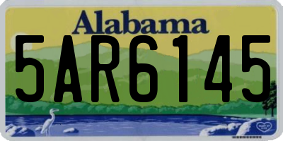 AL license plate 5AR6145