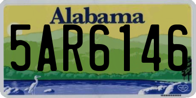 AL license plate 5AR6146