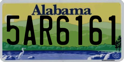 AL license plate 5AR6161