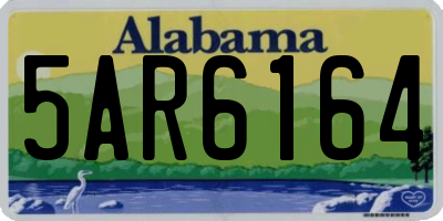 AL license plate 5AR6164