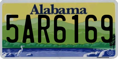 AL license plate 5AR6169
