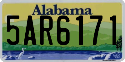 AL license plate 5AR6171