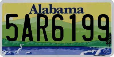 AL license plate 5AR6199