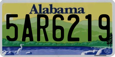 AL license plate 5AR6219