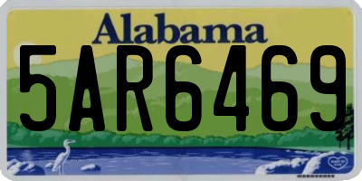 AL license plate 5AR6469