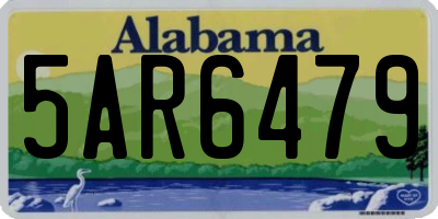 AL license plate 5AR6479