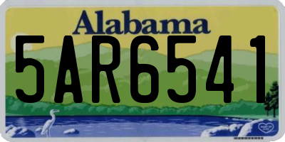 AL license plate 5AR6541