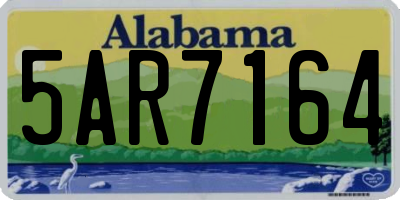 AL license plate 5AR7164