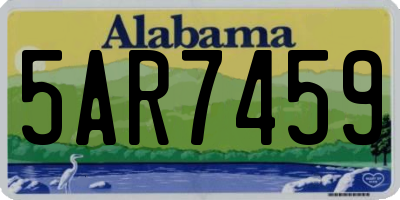 AL license plate 5AR7459