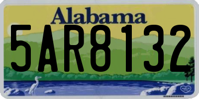 AL license plate 5AR8132