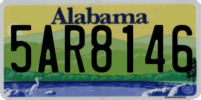 AL license plate 5AR8146