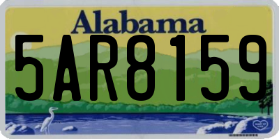 AL license plate 5AR8159