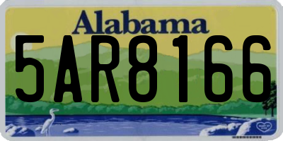 AL license plate 5AR8166