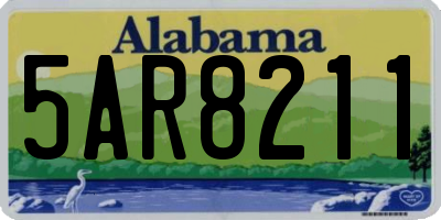 AL license plate 5AR8211