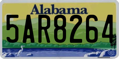 AL license plate 5AR8264