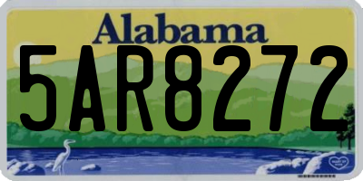 AL license plate 5AR8272