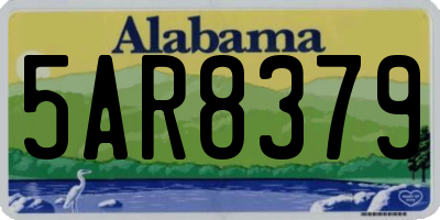 AL license plate 5AR8379