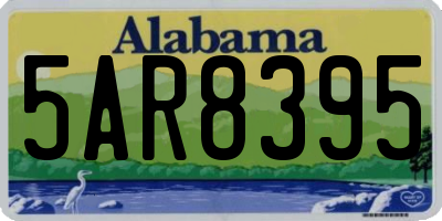 AL license plate 5AR8395