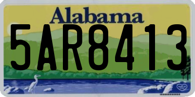 AL license plate 5AR8413