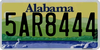 AL license plate 5AR8444