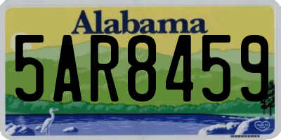 AL license plate 5AR8459