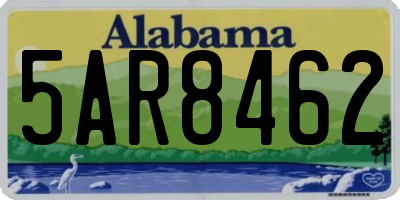 AL license plate 5AR8462