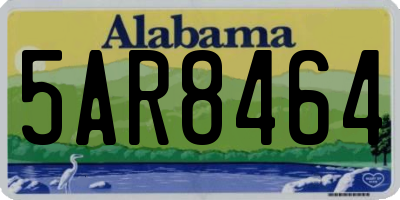 AL license plate 5AR8464