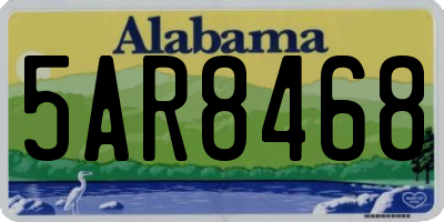 AL license plate 5AR8468