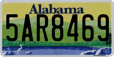 AL license plate 5AR8469