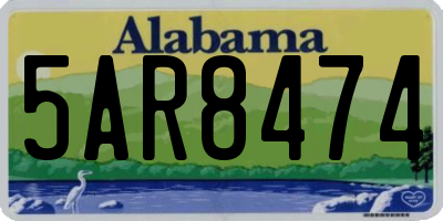 AL license plate 5AR8474