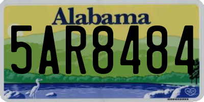 AL license plate 5AR8484