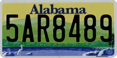 AL license plate 5AR8489