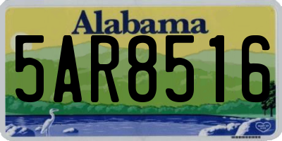 AL license plate 5AR8516