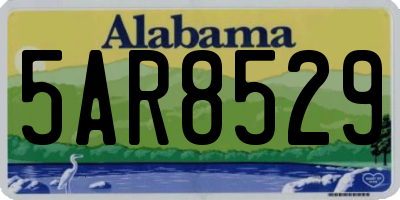 AL license plate 5AR8529