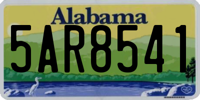 AL license plate 5AR8541
