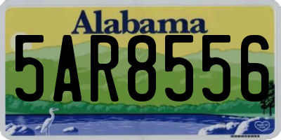AL license plate 5AR8556