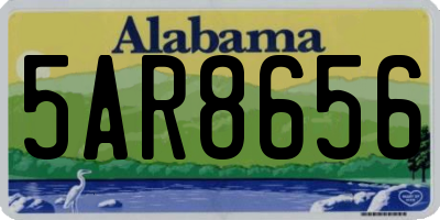 AL license plate 5AR8656