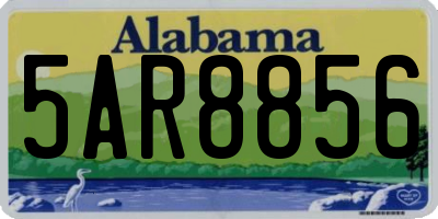 AL license plate 5AR8856