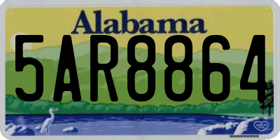 AL license plate 5AR8864