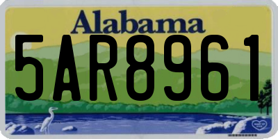 AL license plate 5AR8961