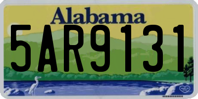 AL license plate 5AR9131