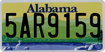 AL license plate 5AR9159