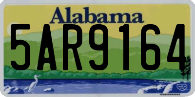 AL license plate 5AR9164