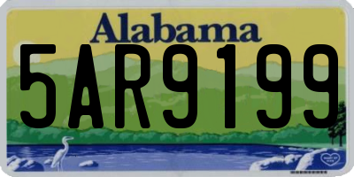 AL license plate 5AR9199